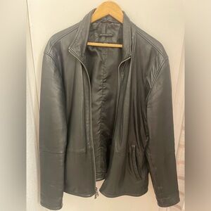 John Varvatos leather jacket